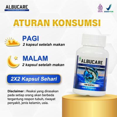 ALBUCARE - Kapsul Ekstrak Ikan Gabus 2